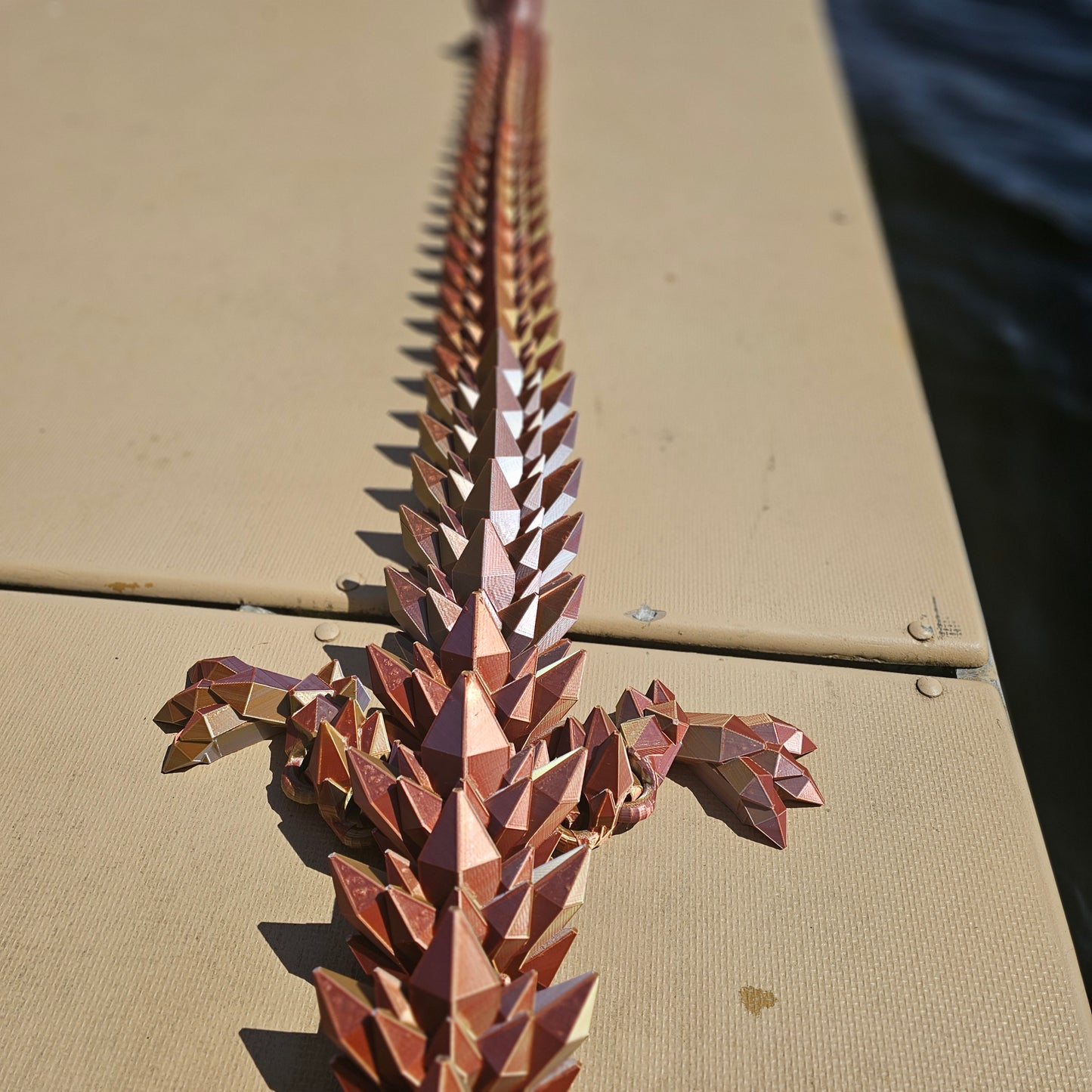 3D Print - GIGANTIC Crystal Dragon -8 feet long!