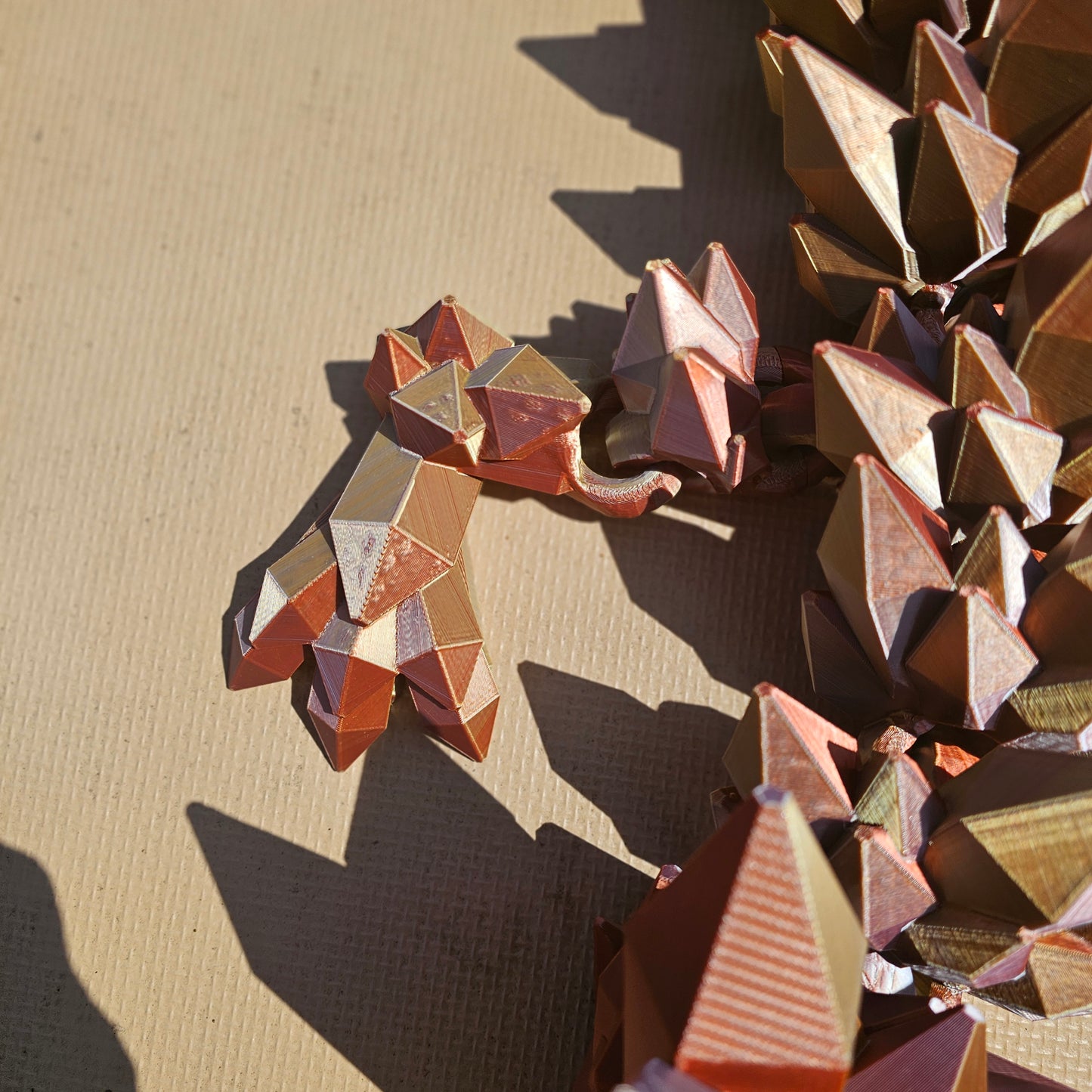 3D Print - GIGANTIC Crystal Dragon -6 feet long!