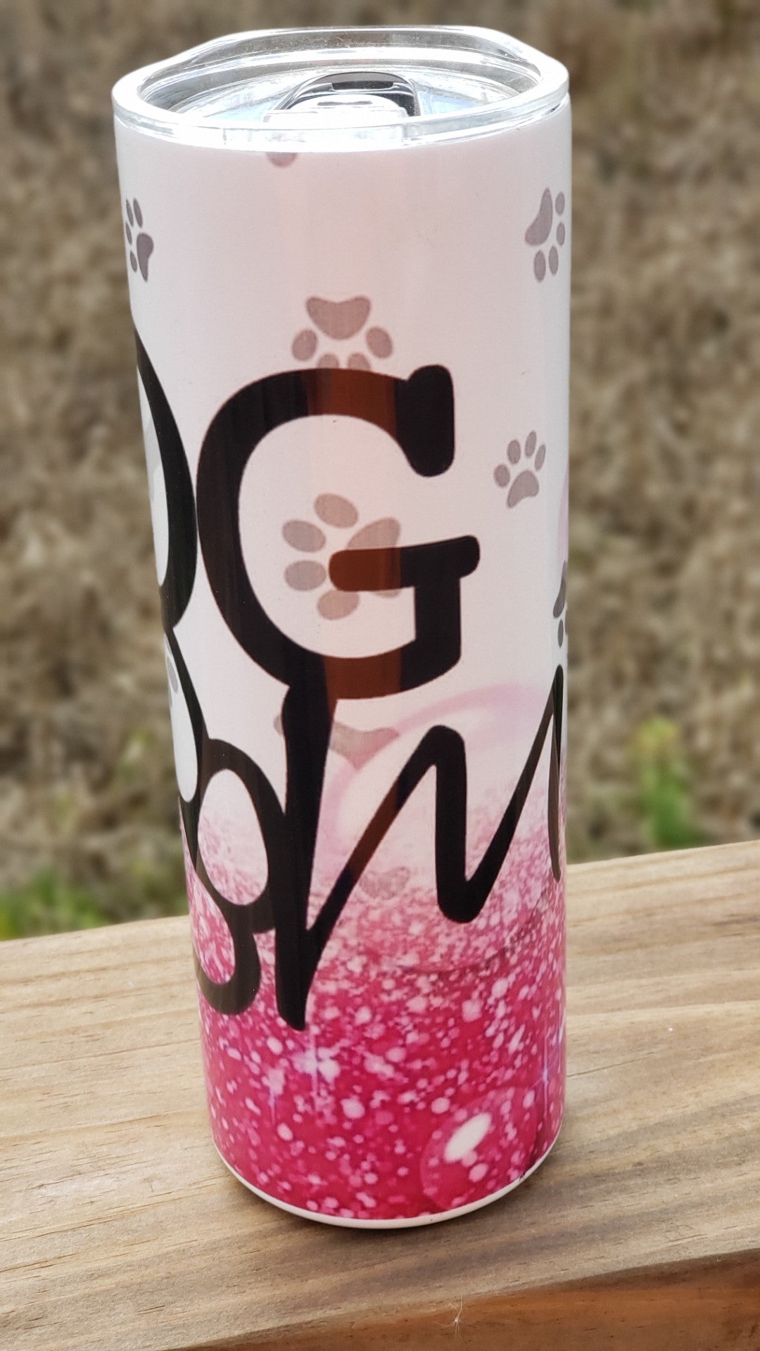 Tumbler - Dog Mom (Hot Pink)