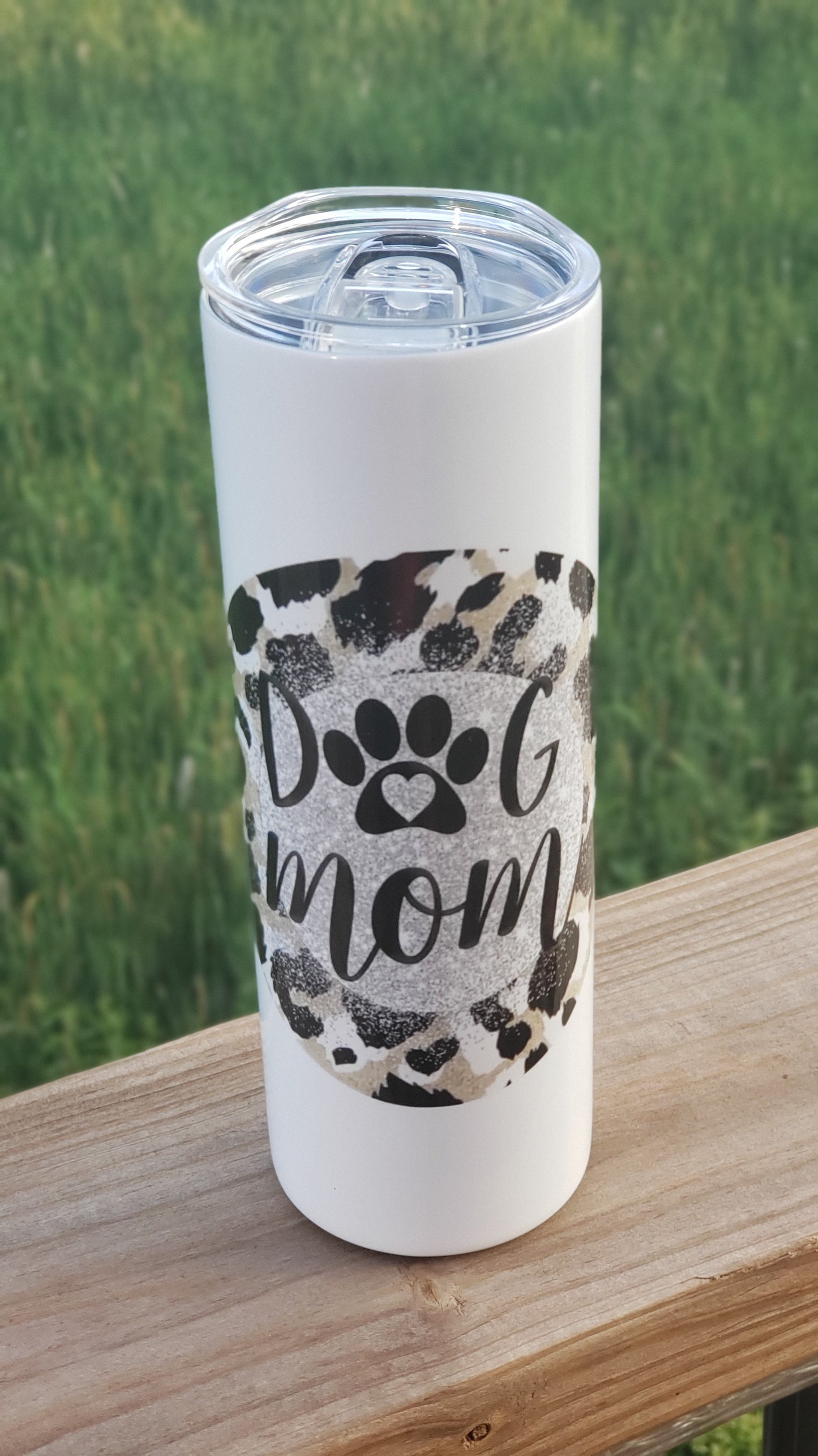 Tumbler - Dog Mom (Silver)