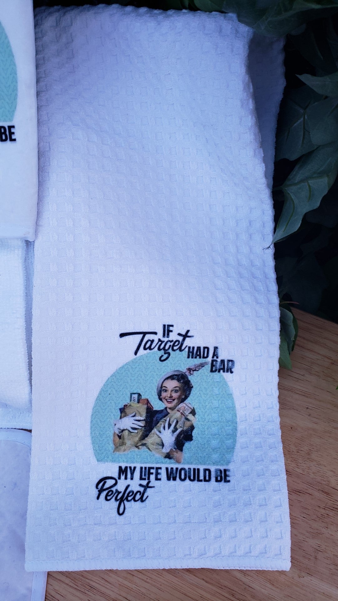 Waffle Towel - If Target Had a Bar my life would be perfect