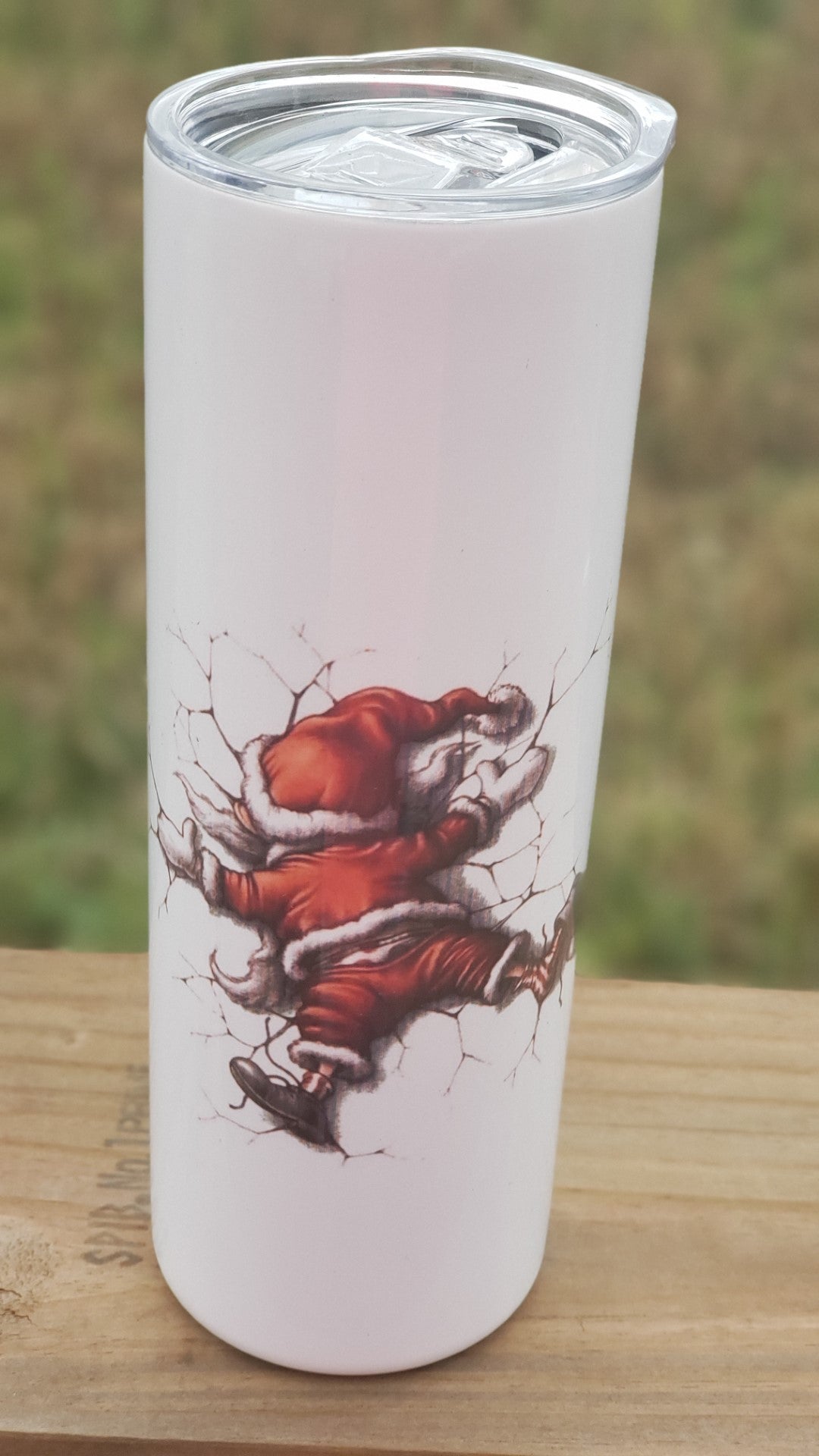 Tumbler - Santa Brick Wall