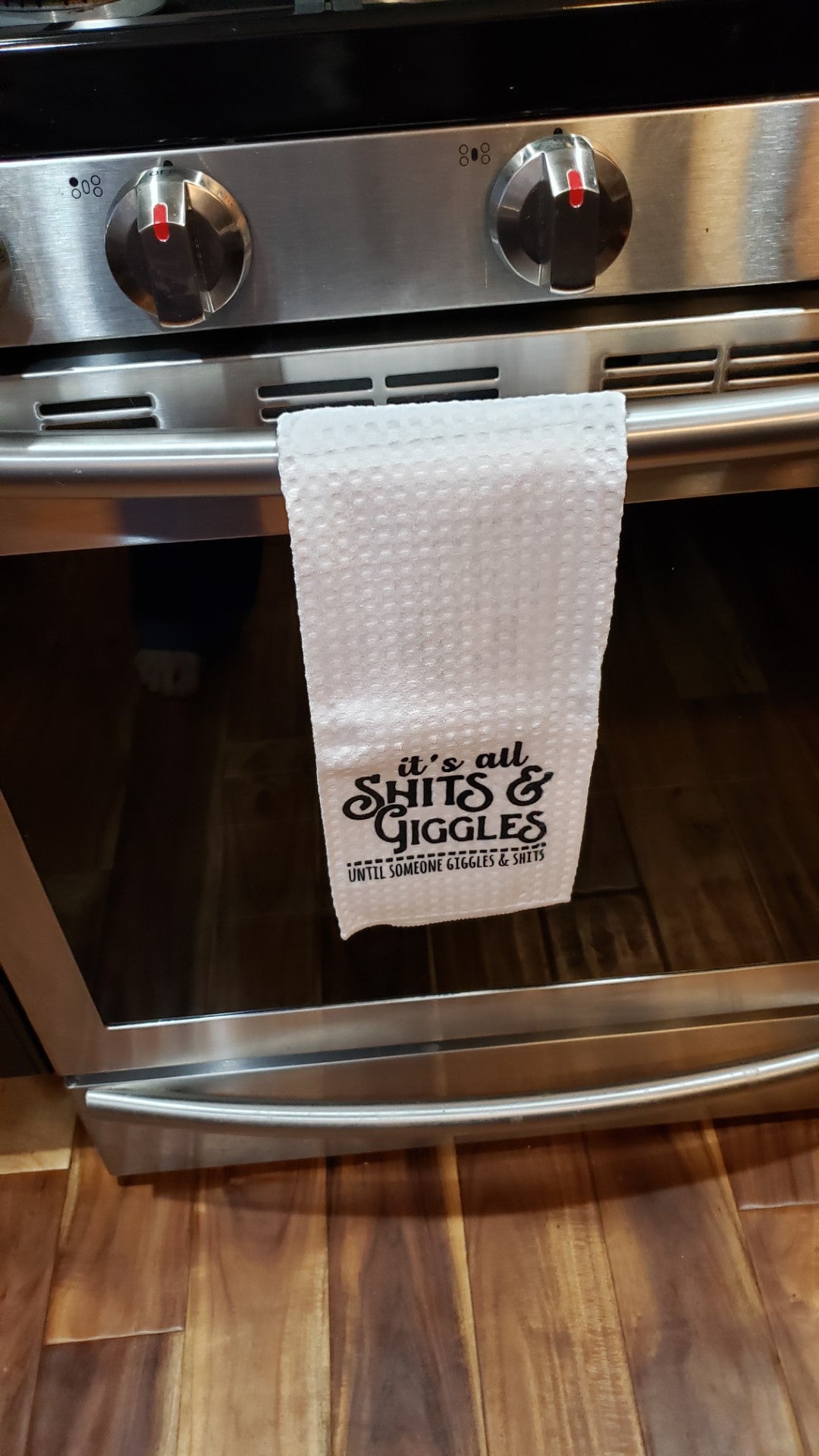 Waffle Towel - Shits and Giggles