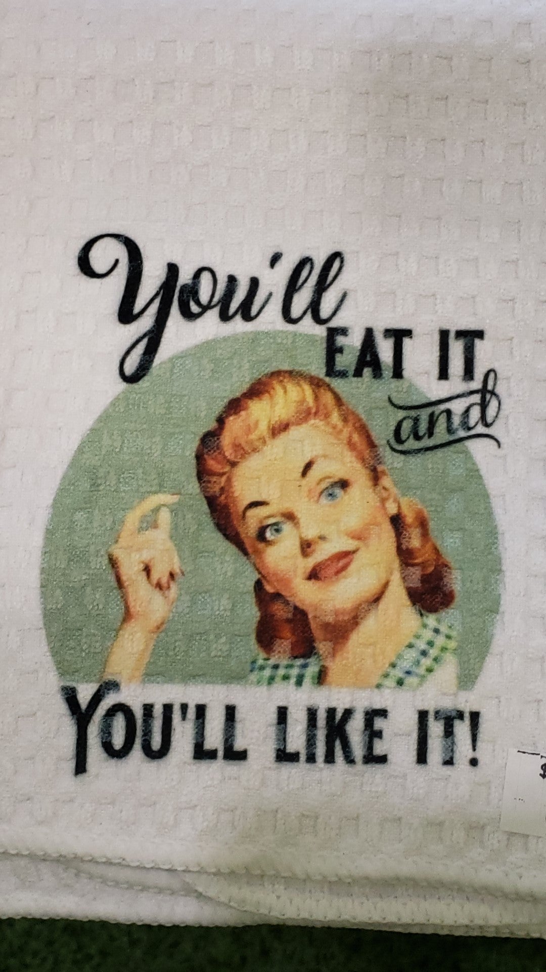 Waffle Towel - You'll Eat it and You'll Like it