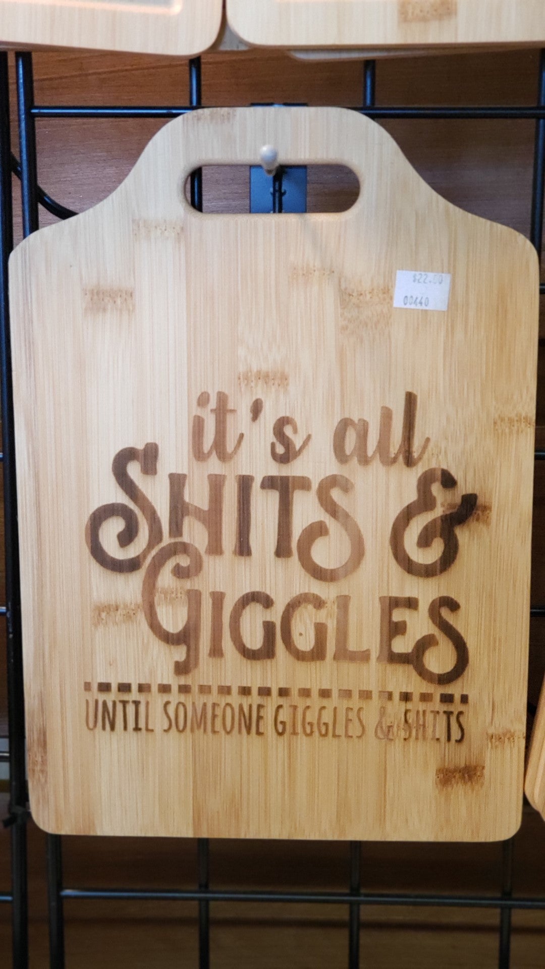 Cutting Board - Bamboo 13 x 9 -Shits and Giggles