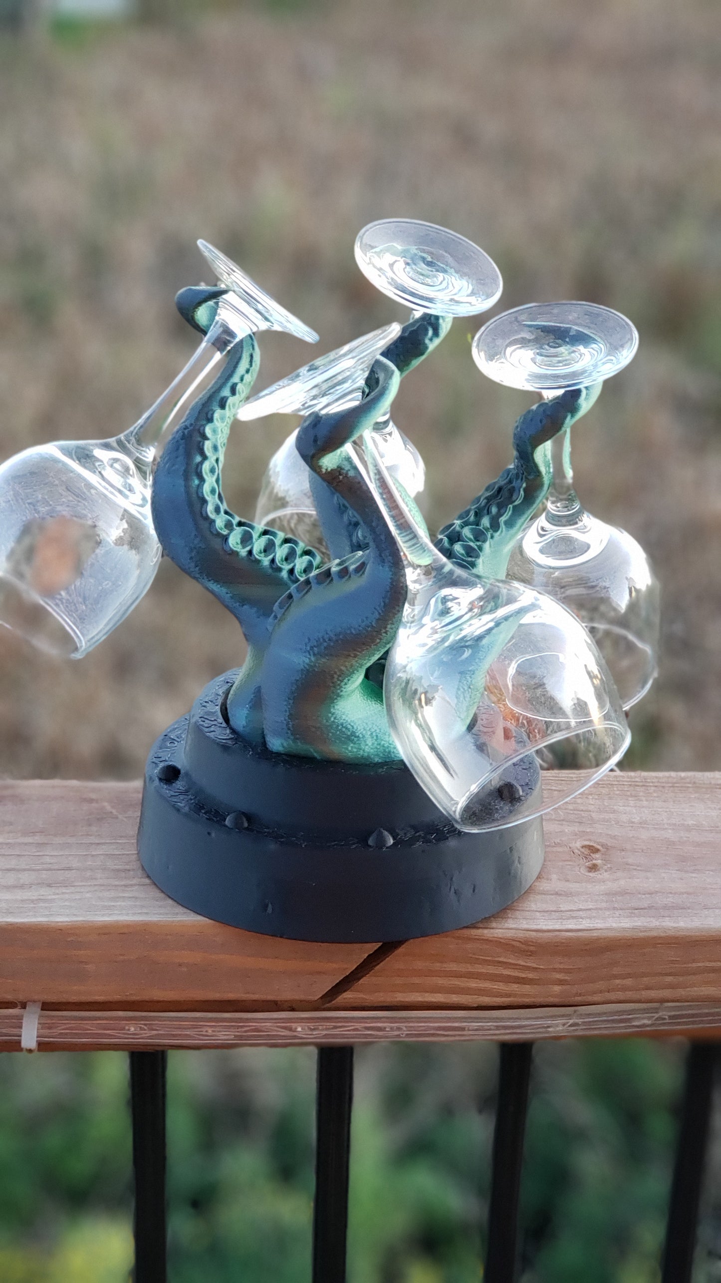 3D Print - Wine Glass Holder - Octopus Tentacles