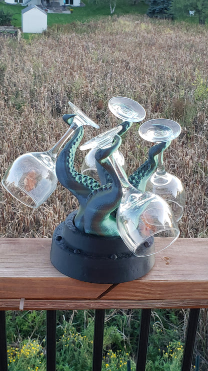 3D Print - Wine Glass Holder - Octopus Tentacles