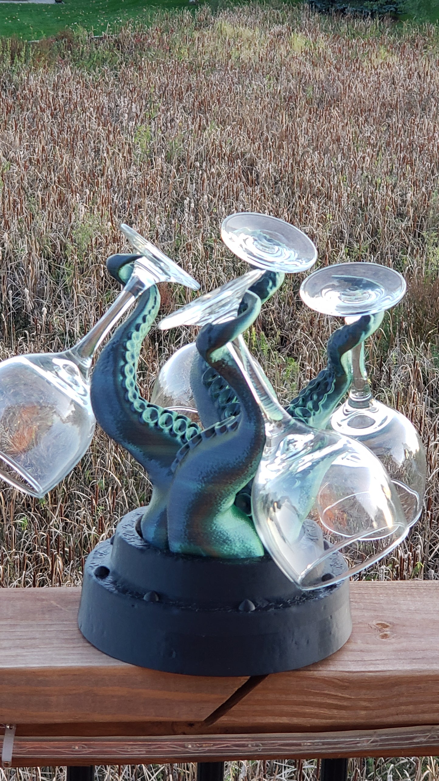 3D Print - Wine Glass Holder - Octopus Tentacles