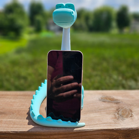 3D Print - Cell Phone Holder - Dino
