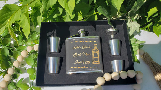 Flask Set Black