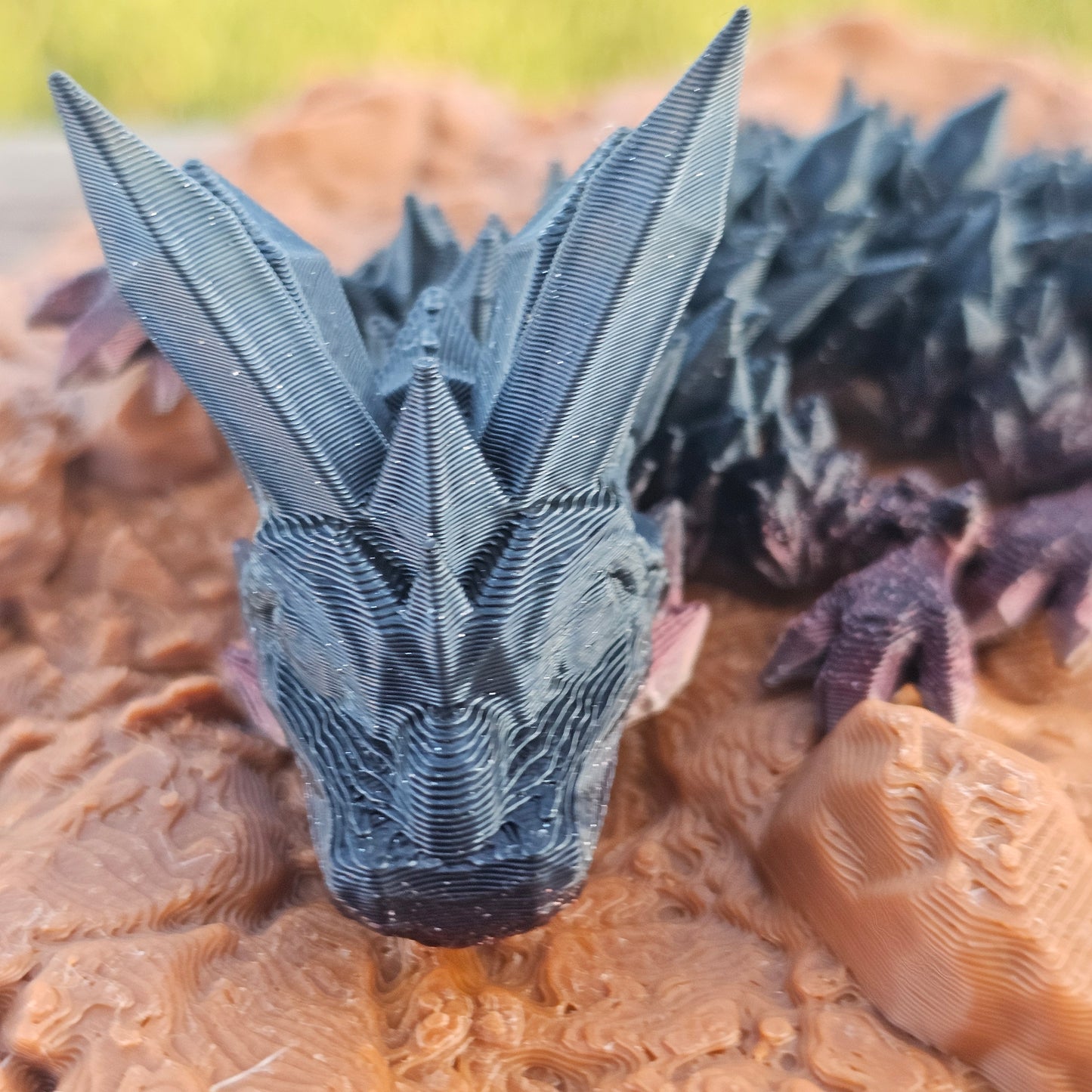 3D Print - Kinder Crystal Dragon (Mini Crystal Dragon)