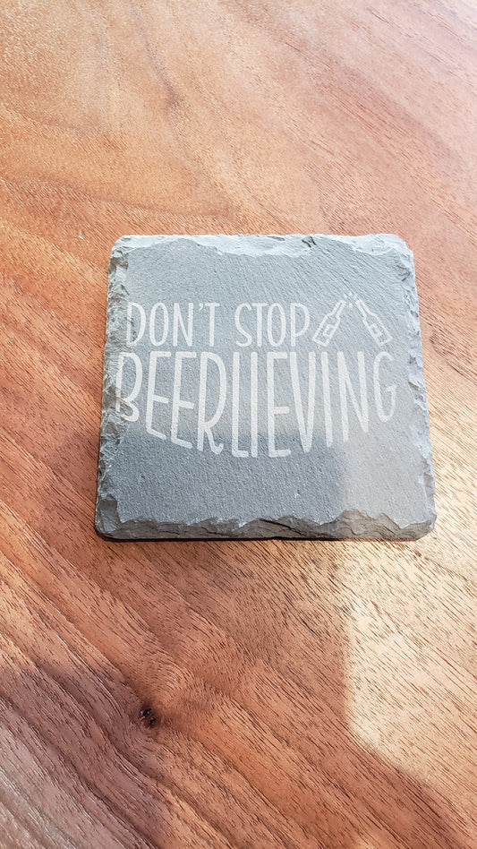 Square Coaster - Don't Beerlieving