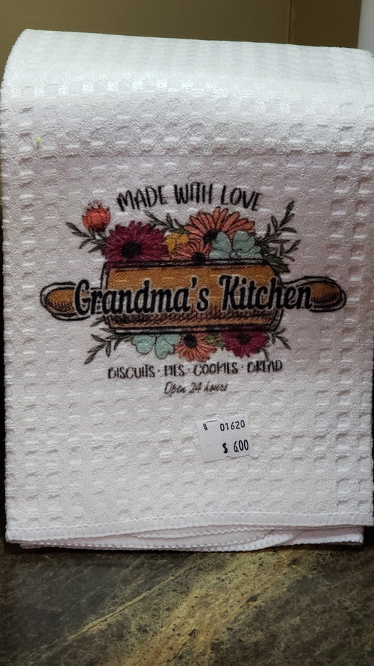 Waffle Towel - Grandma's Kitchen