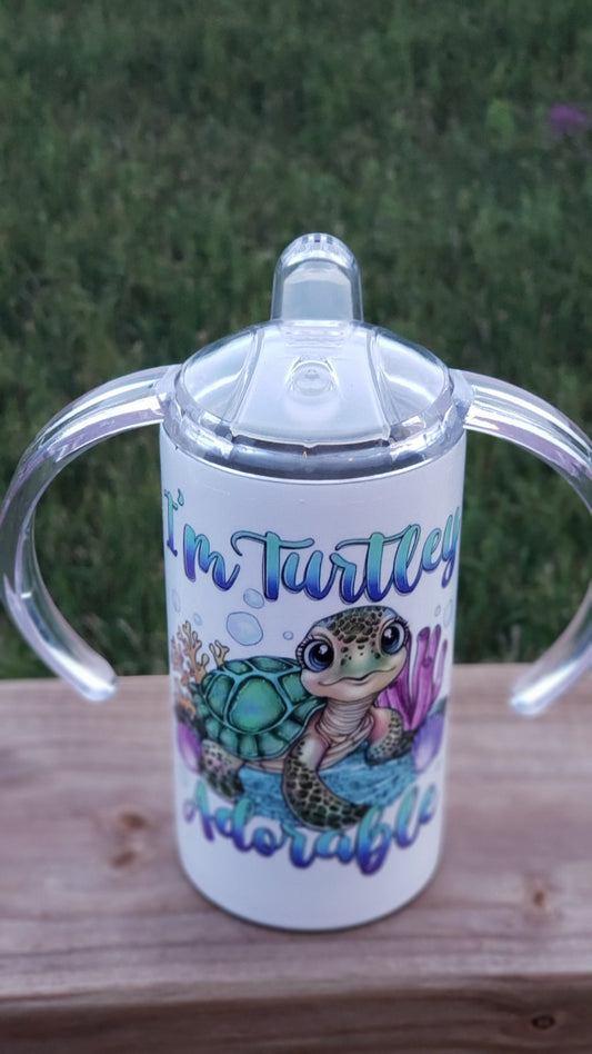 Sippy Cup - Turtley Adorable Boy