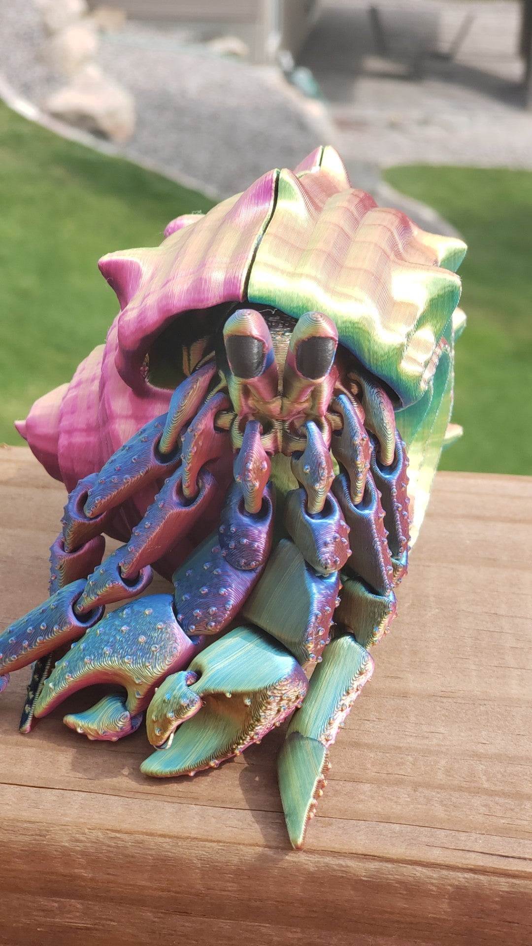 Hermit Crab in a Shell 3D Printed