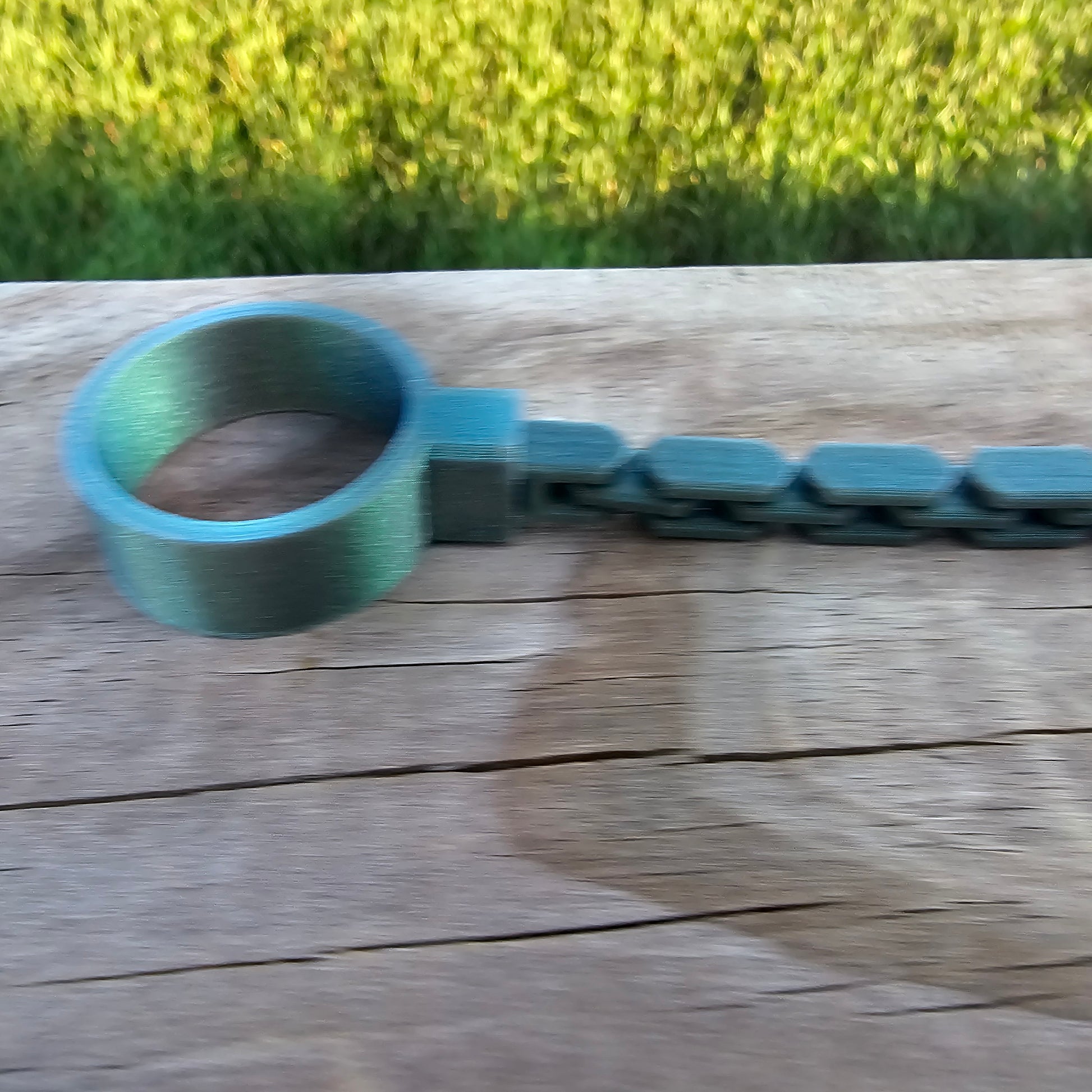 Fidget Spinner, ball and chain, finger spinner, 3D Printed toy.