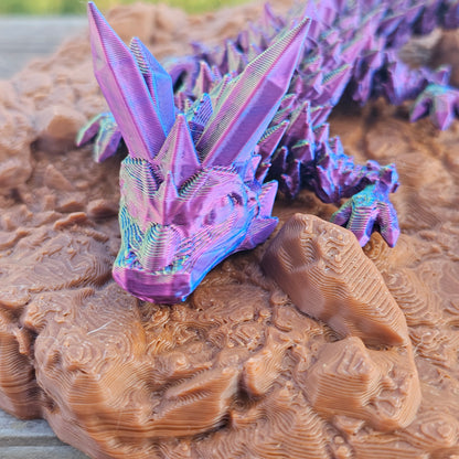 3D Print - Kinder Crystal Dragon (Mini Crystal Dragon)