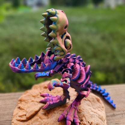 3D Print - Stand Up T Rex Skeleton