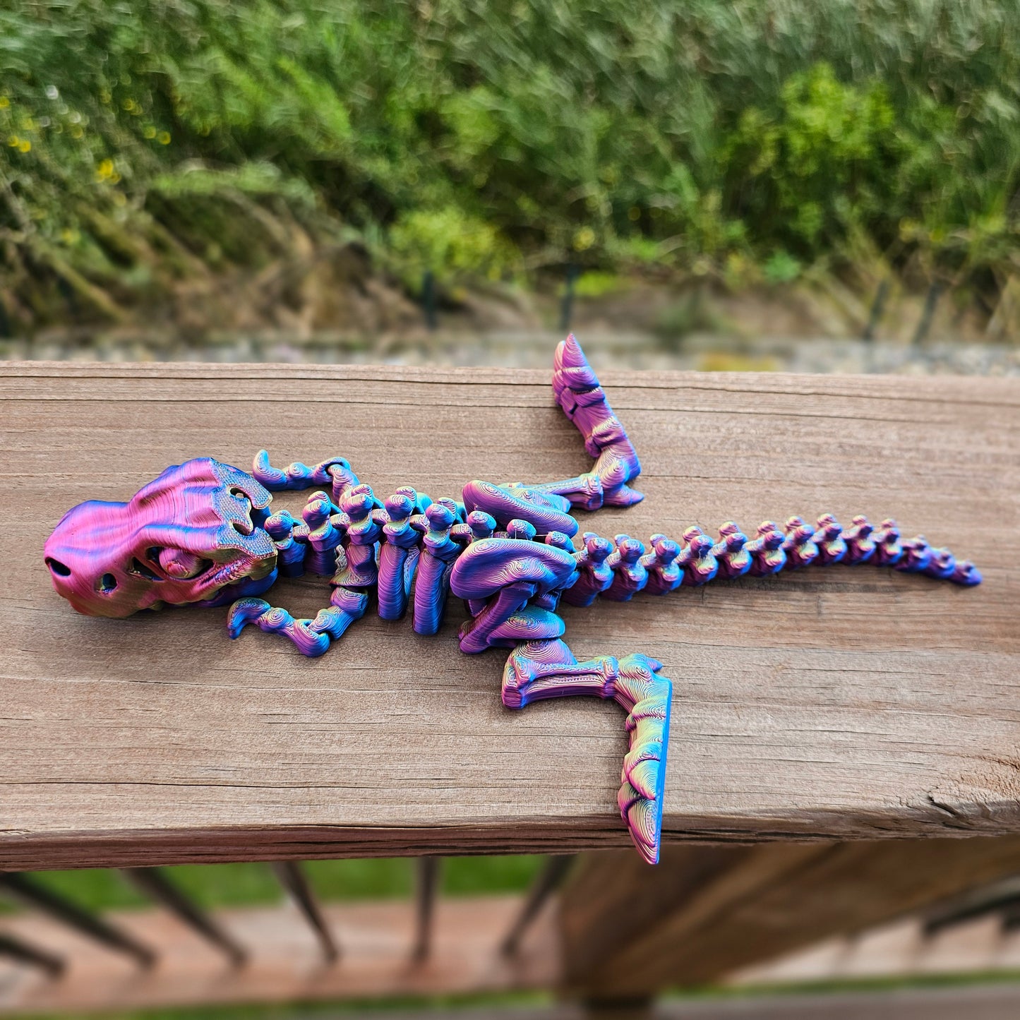 3D Print - Stand Up T Rex Skeleton