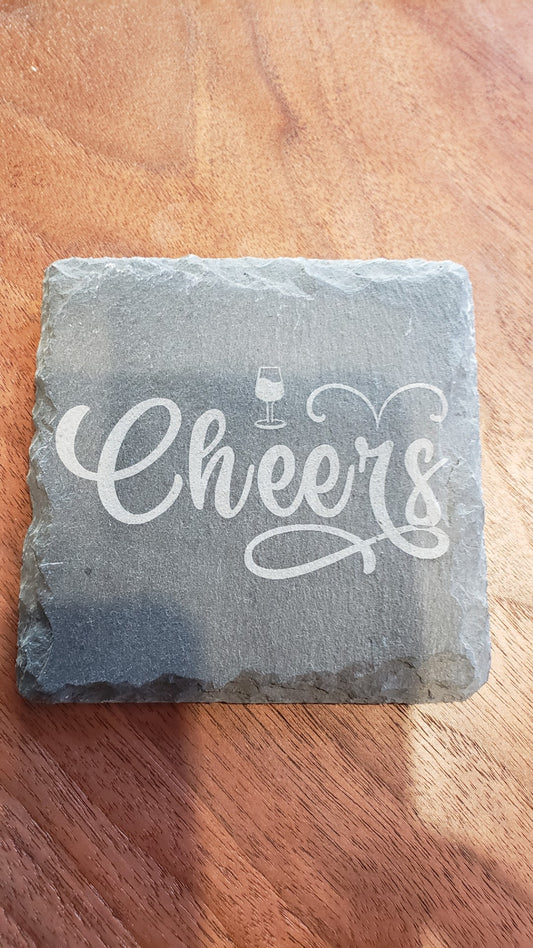 Square Coaster - Cheers